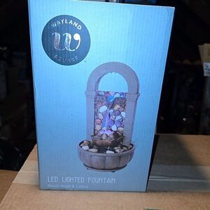 Wayland Square LED Lighted Fountain